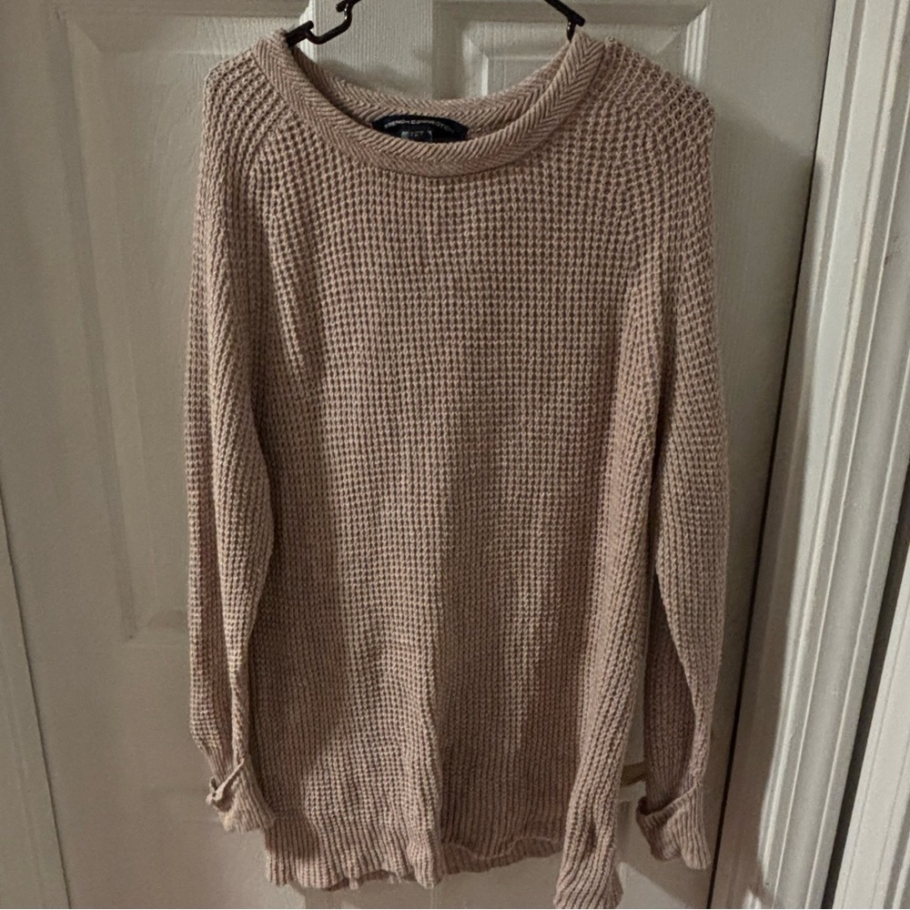 French Connection Light Tan Knit Sweater